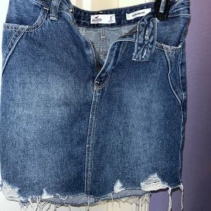 Hollister Jean skirt.